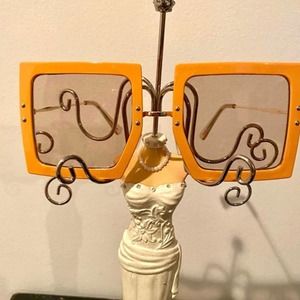 Orange square Designer Style Shades